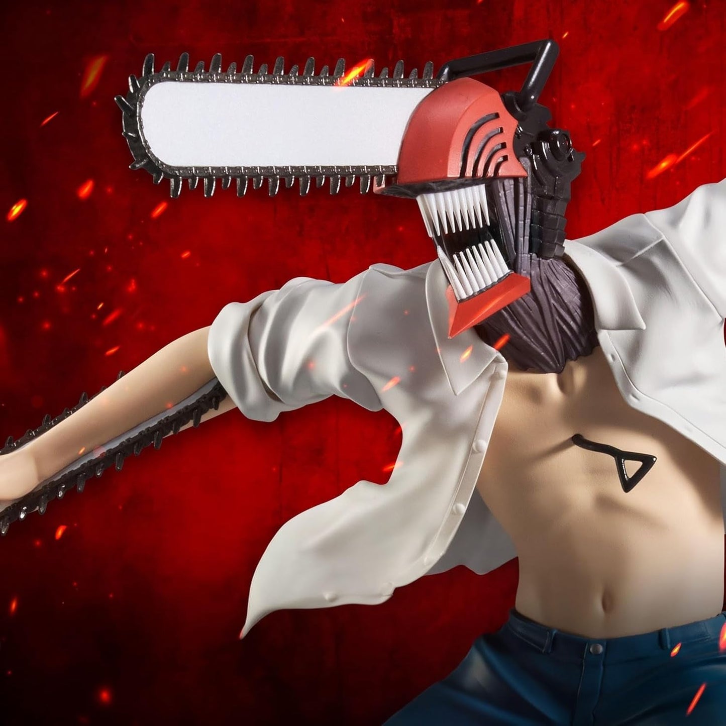 Chainsoman Figure, Chainsoman, Grandista, Size: Approx. 8.3 inches (21 cm), Width: Approx. 13.8 inches (35 cm)