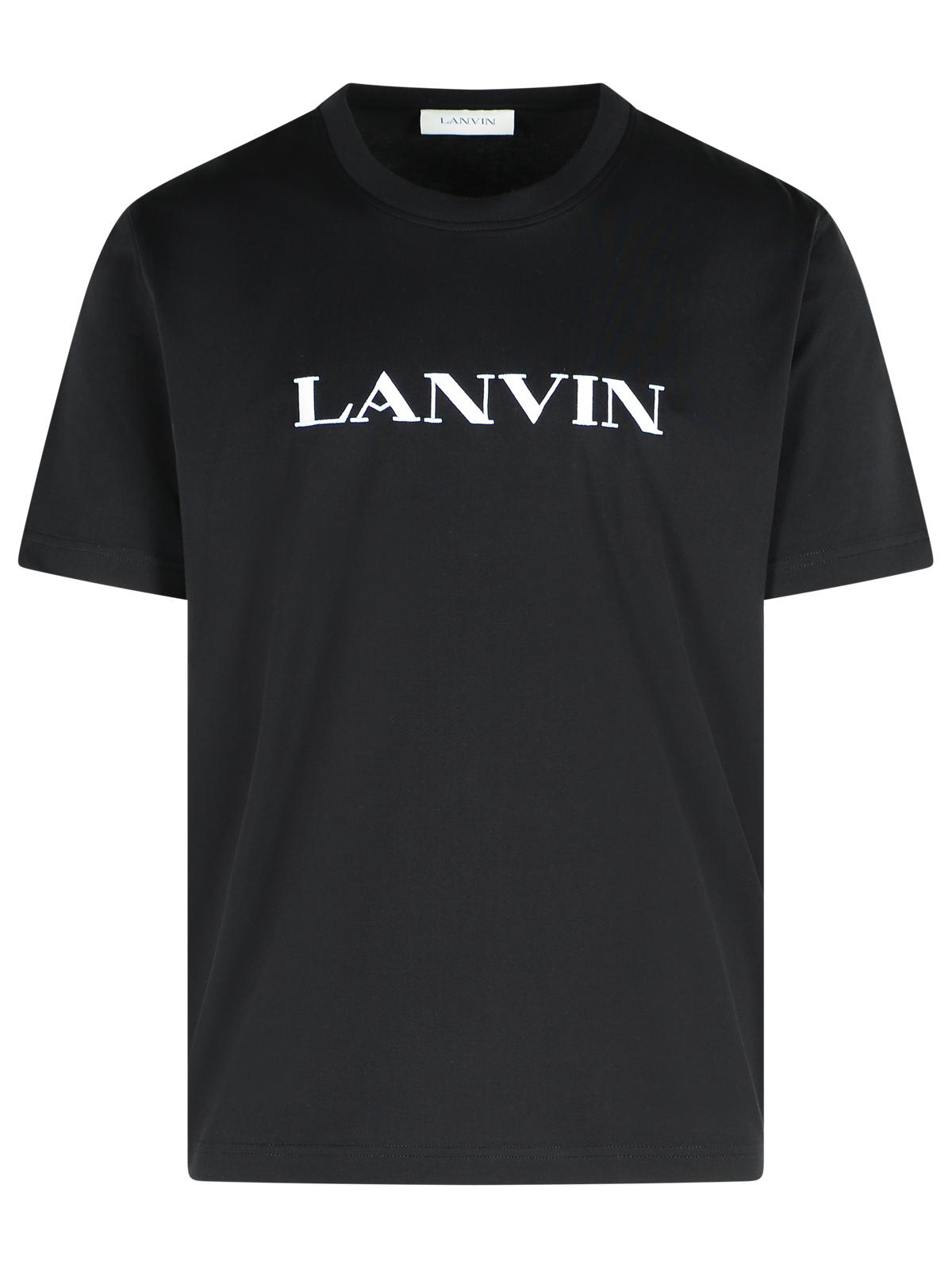 Lanvin ランバンブラックコットンTシャツ - Image 2