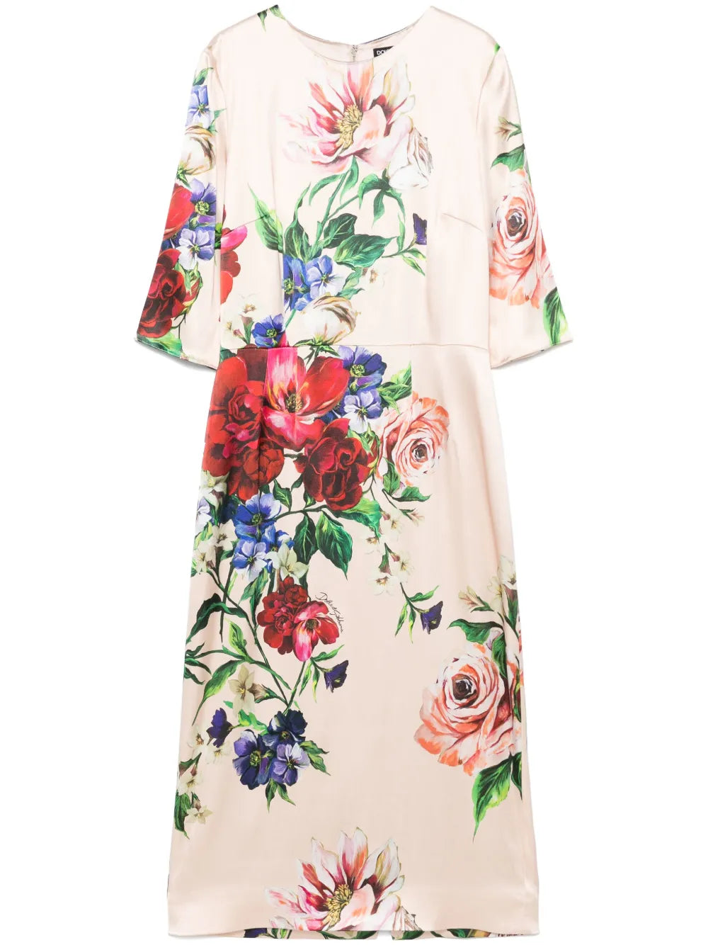 Dolce  Gabbana ドルチェ＆ガッバーナフローラルミディドレス - Image 2