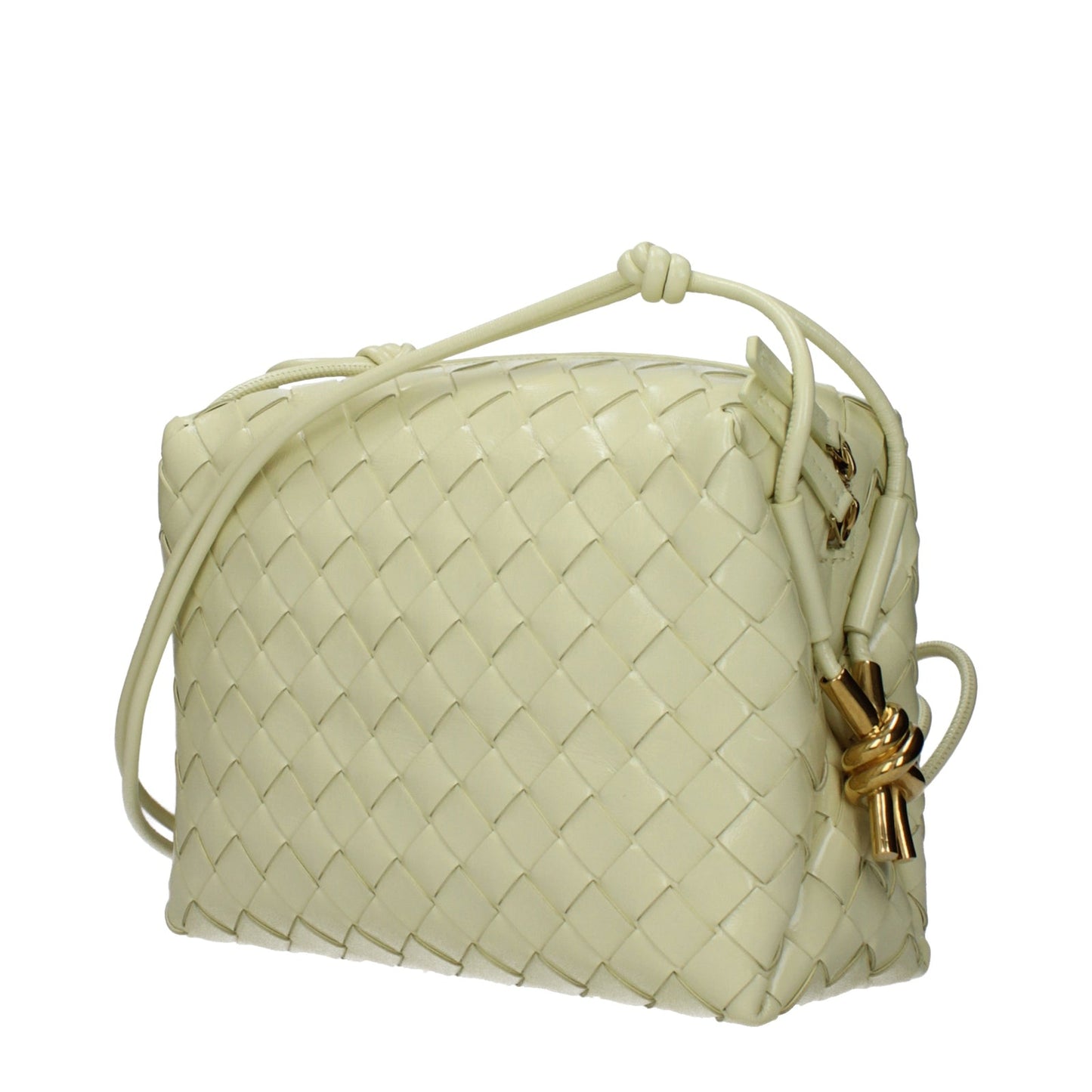 Bottega Venetaショルダーバッグ女性レザーイエロー/アイスクリーム - Image 2