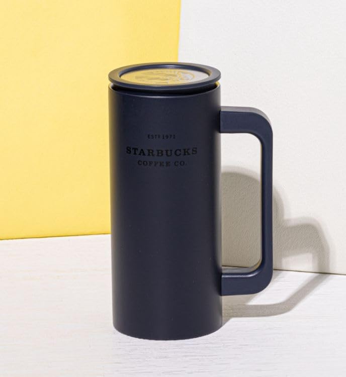 Starbucks Newton Navy Tumbler, 12.8 fl oz (355 ml), Overseas Limited Product, Not Sold in Japan