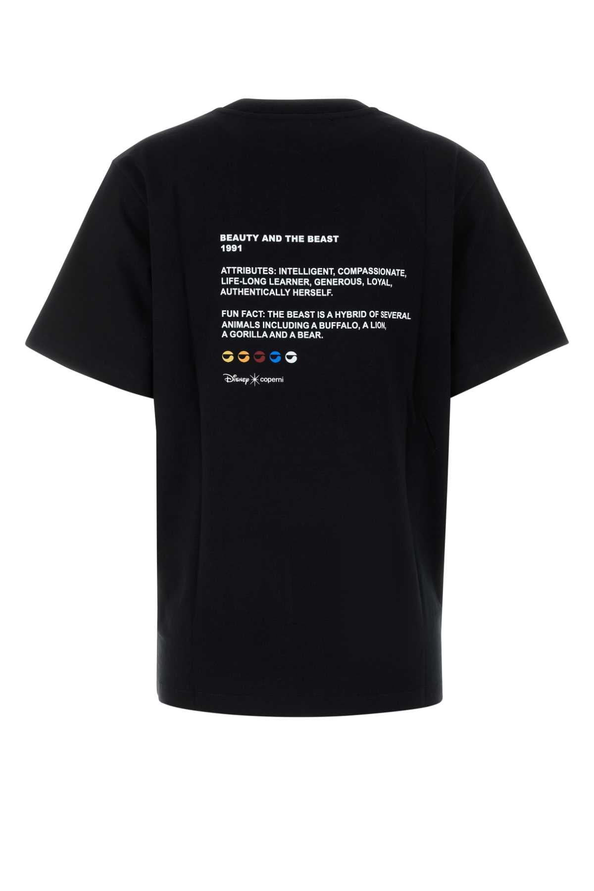 Coperni コペルニブラックコットンコペルニxディズニーベルTシャツ - Image 2