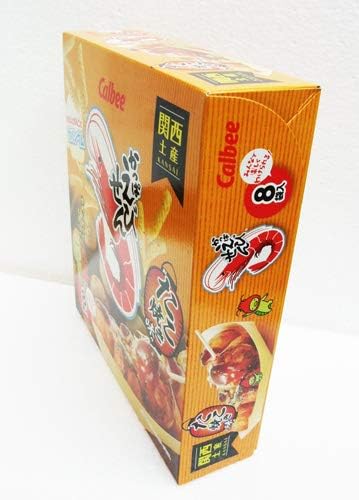 Calbee Kansai Limited Calbee Kappa Shrimp, 8 Bags, Takoyaki Flavor, Osaka Limited, Osaka Takoyaki, Osaka Souvenir, Osaka Sweets