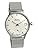 The Stack Authentic Round Classic Men's Women's Wristwatch, Made in Japan, Bar × Silver mesh, Bracelet Type