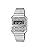 Casio A100 Series Men's Digital Wristwatch, Reproduction Design, Overseas Model, Silver x Gray A100WE-7B, Bracelet Type