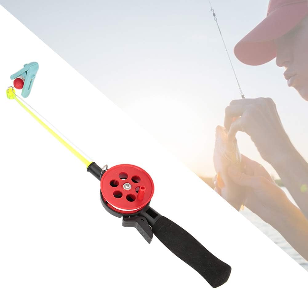 2 Fishing Rods, Mini Portable Rod and Reel Combo, Ice Hole Fishing Crab Kids Fishing, Shrimp Fishing