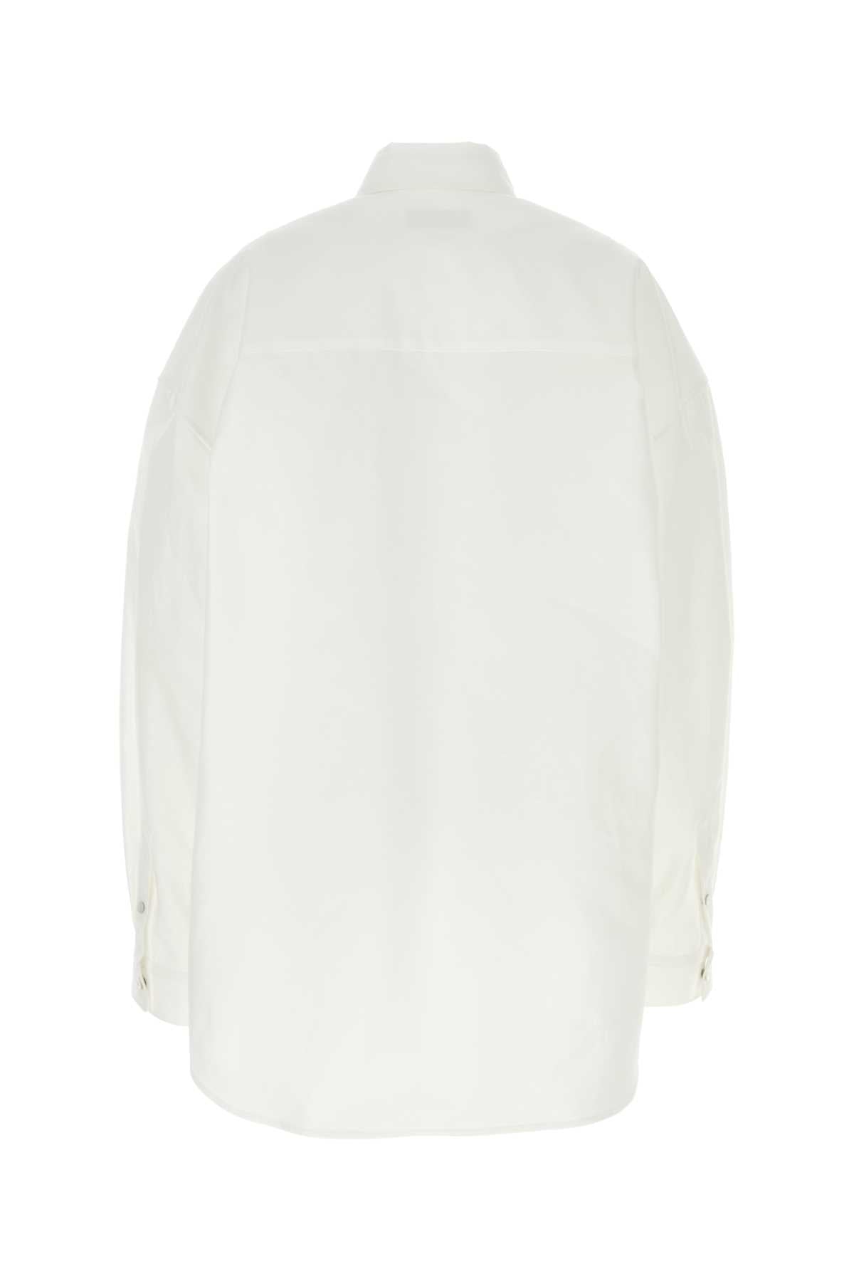 Balenciaga バレンシアガホワイトポップリン特大シャツ - Image 2