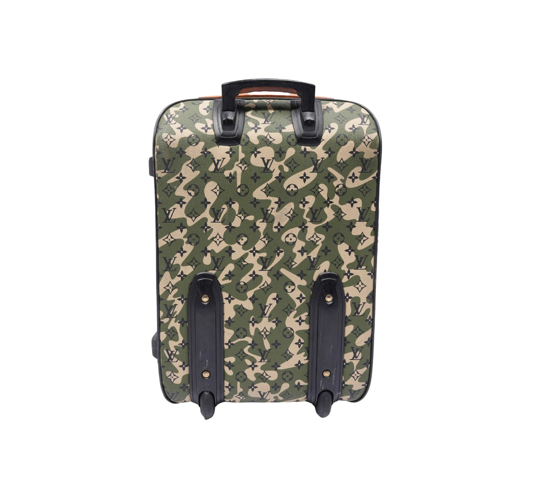 LOUIS VUITTON X TAKASHI MURAKAMI "MONOGRAMOUFLAGE" PEGASE 60 ROLLER SUITCASE