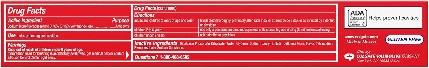 Colgate Pasta dental para protección de caries