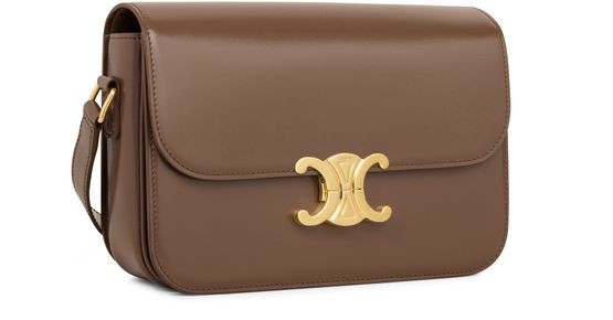 CELINE Medium Triomphe bag in shiny calfskin - Image 2