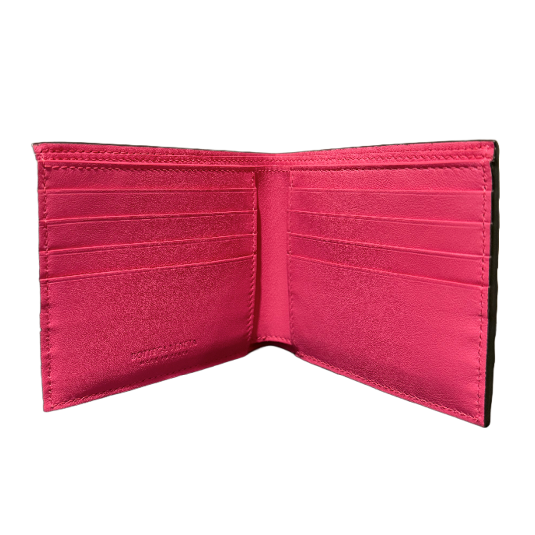 BOTTEGA VENETA 'INTRECCIATO LEATHER' CROCODILE BI FOLD WALLET