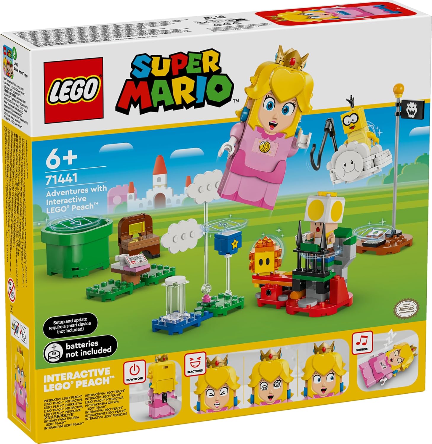 LEGO Super Mario 71441 LEGO (R) Peach and Dust! Toy Present, Blocks, Girls, Boys, Children, 5, 6, 7, 8 Years, Elementary School Students, Educational, Popular,