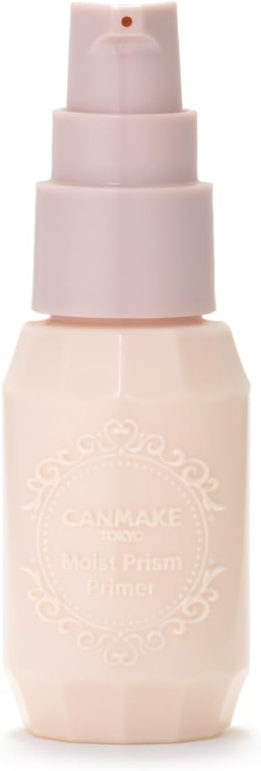 Canmake Moist Prism Primer 01 Light Beige, 0.9 oz (25 g), Makeup Base, Beauty Moisturizing Ingredient, 3D Gloss, Transparency, UV Protection