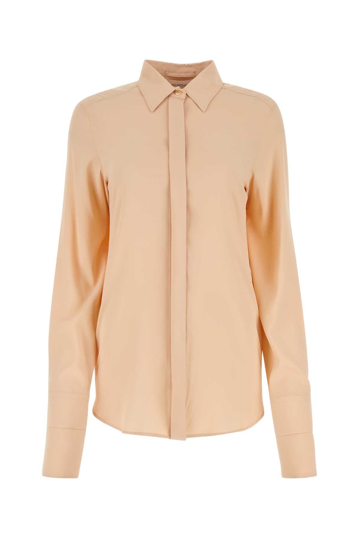 Sportmax SportMaxパステルピンクのストレッチクレープYenシャツ - Image 2