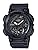Casio Collection Standard Digital/Analog Combination Series Wristwatch, All Black (AEQ-110)