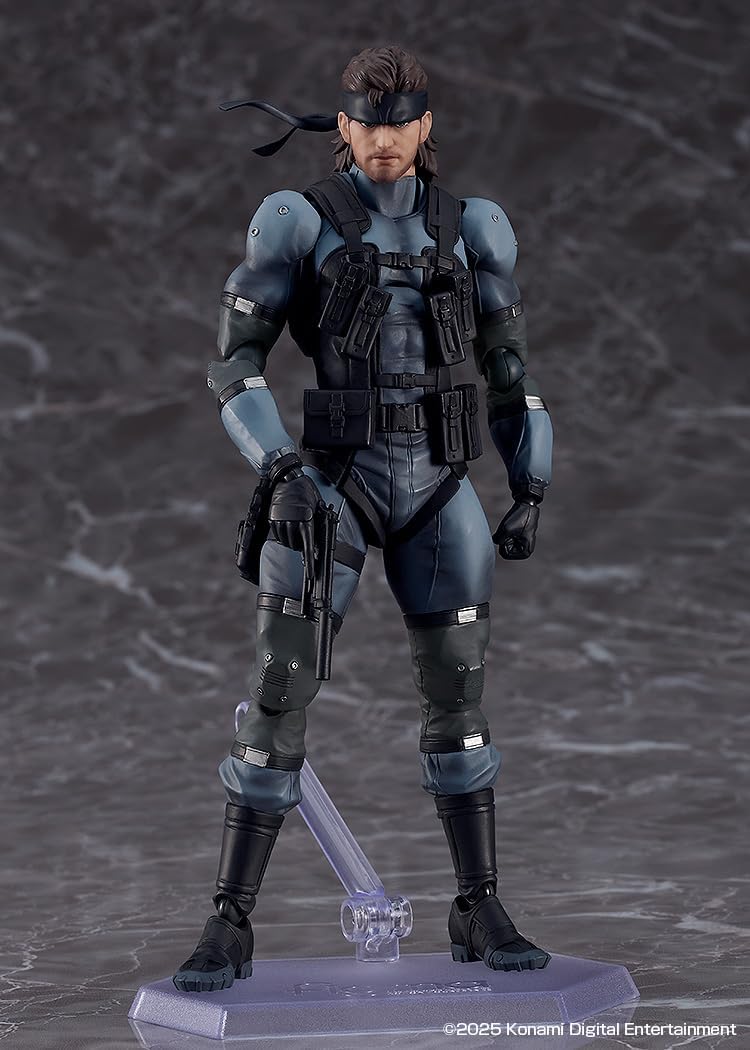 figma METAL GEAR SOLID2 SONS OF LIBERTY Solid Snake MGS2 Ver. Updated Edition, Non-Scale Plastic Pre-painted Action Figure