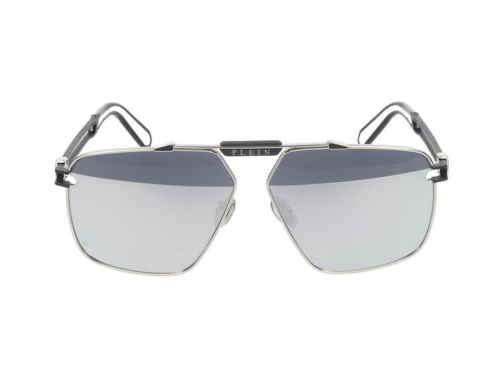 Philipp サングラスフィリッププレインSPP049 M K07 X Palladio Lucido C/Parti Nero Semilucido/11/145 - Image 2