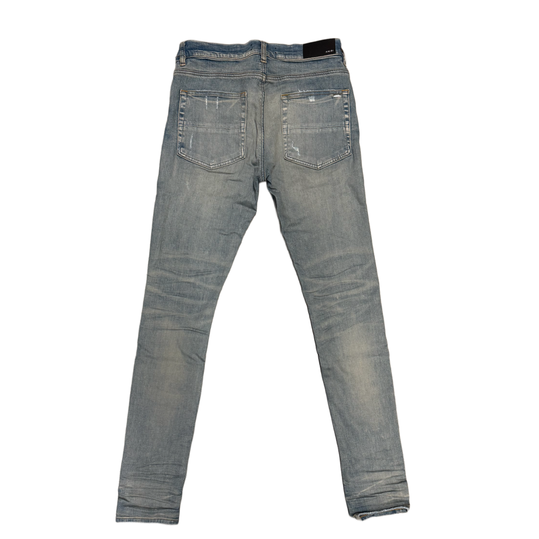 AMIRI 'BROKEN DISTRESSED INDIGO' JEANS