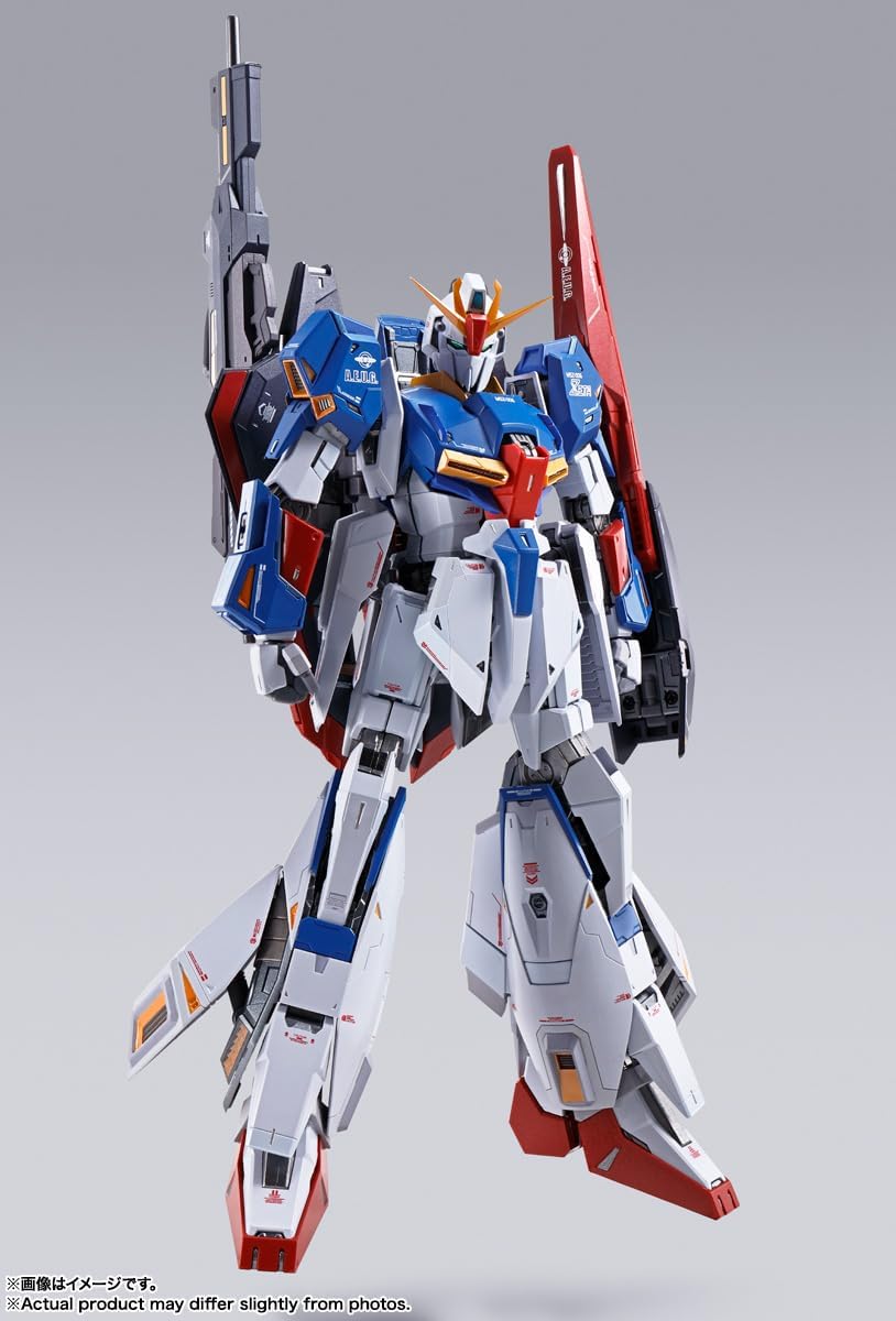 BANDAI SPIRITS METAL BUILD Mobile Suit Z Gundam Zeta Gundam Approx. 7.5 inches (190 mm), PVC & ABS & Die Cast Pre-painted Action Figure