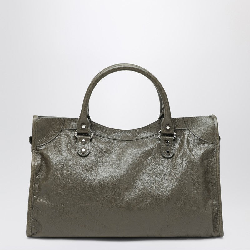 Balenciaga Le City Medium Bag Army Green - Image 2