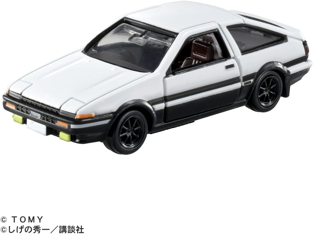 Takara Tomy Tomica Premium Unlimited 01 Initial D AE86 Trueno (Takumi Fujiwara) Mini Car Toy for Ages 6 and Up
