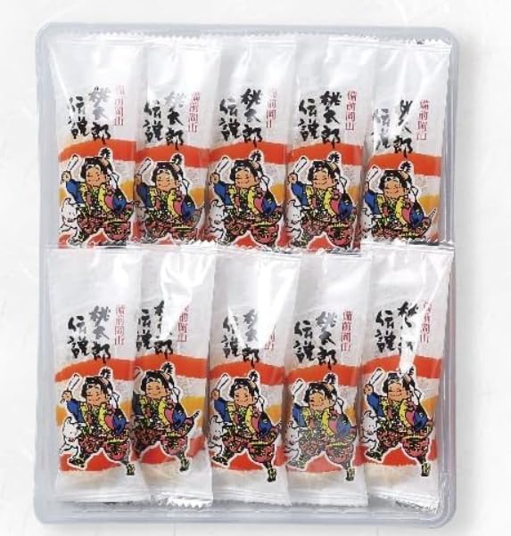 [Yamawaki Sangetsu-do] Momotaro Legend with 10 Skewers x 2 Box Set, Kibidango, Okayama Confectionery, Souvenir