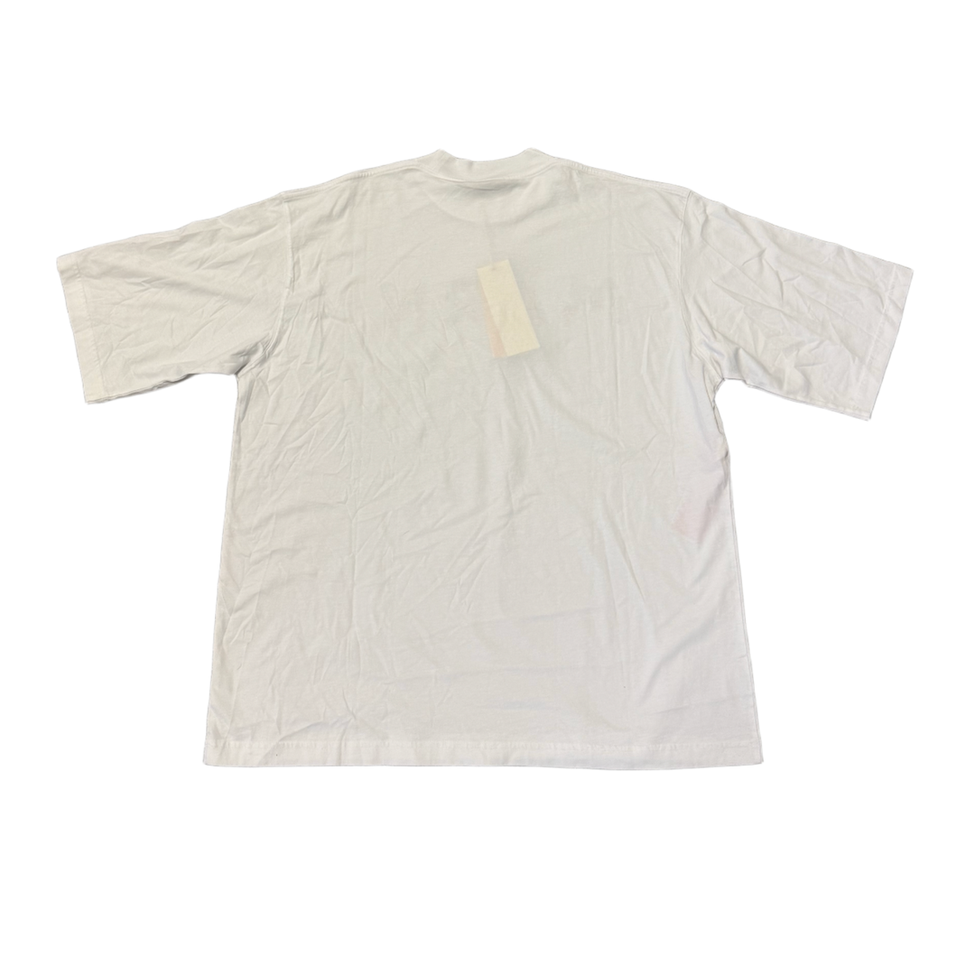 MARNI 'FLOWER LOGO' WHITE TEE
