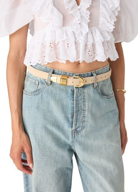 DÉHANCHE Hollyhock suede belt - Image 2
