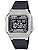 Casio Standard W-217HM-7B Wristwatch, Men's, Women's, Kids, Children, Boys, Girls, Chippukashi, Digital, Date, Silver, Black, Black, Overseas Model, sports
