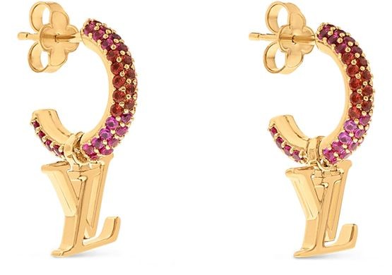 LOUIS VUITTON LV Iconic Strass Earrings - Image 2
