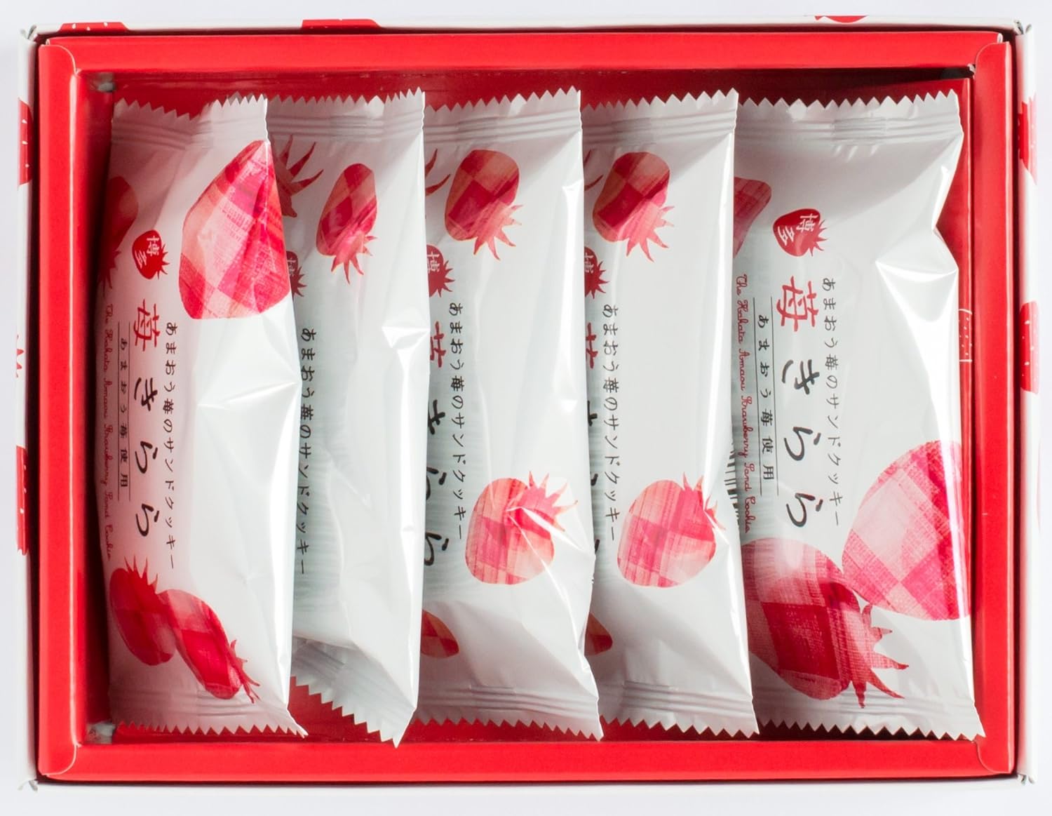 Hakata Fuu-Bi-An Strawberry Kirara, 5 Pieces