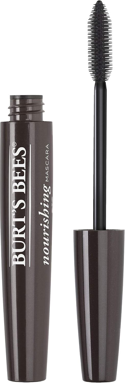 Burt's Bees Máscara nutritiva 100% natural, marrón negro, 0.4 onzas (paquete de 2)