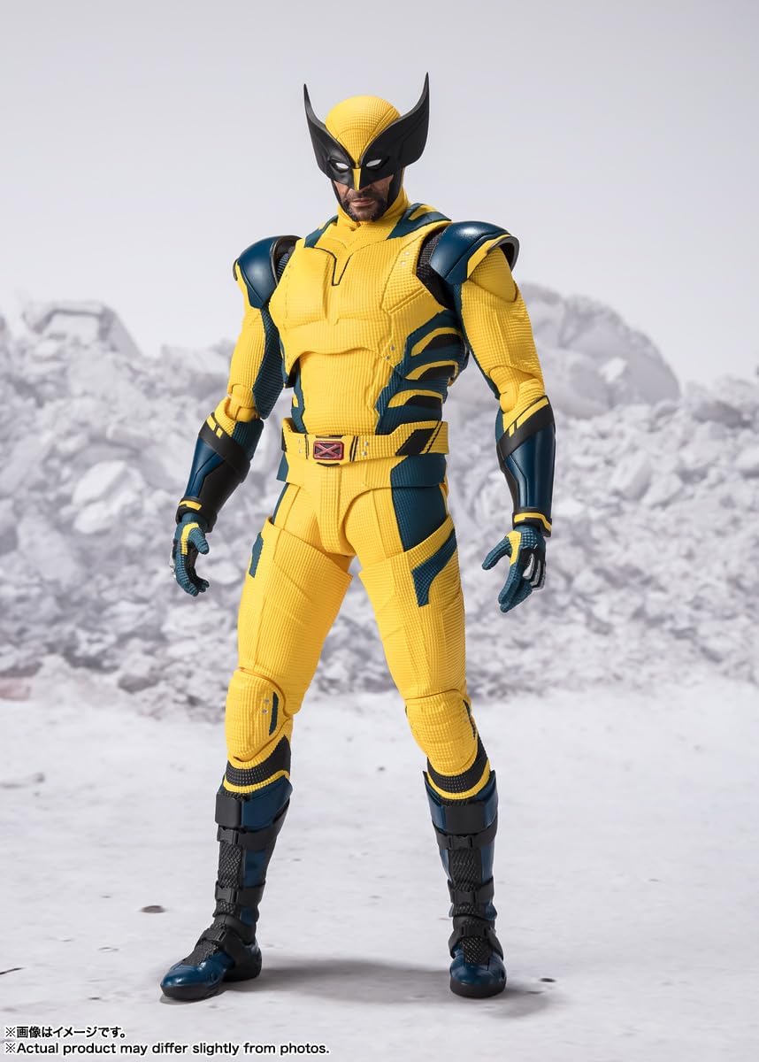 BANDAI SPIRITS S.H. Figuarts Wolverine (Deadpool & Wolverine), Approx. 6.1 inches (155 mm), PVC & ABS, Pre-painted Action Figure