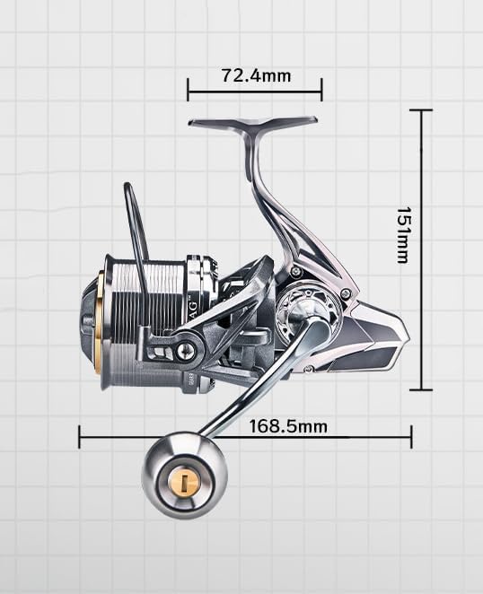 大型 スピニングリール 8000番 10000番 12000番 大物 ねじ込み式 オフショア ハイパフォーマンス 釣りリール フィッシング リール 遠投 釣り ドラグ力20KG [並行輸入品]