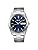 Seiko Selection S-Series Men's Analog Quartz Day-Date Wristwatch, Dial: Navy, Bracelet Type