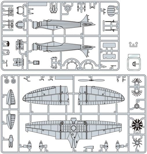 Studio Ghibli Series 1/48 Wind Control Single Seat Fighter Plane, Plastic Model