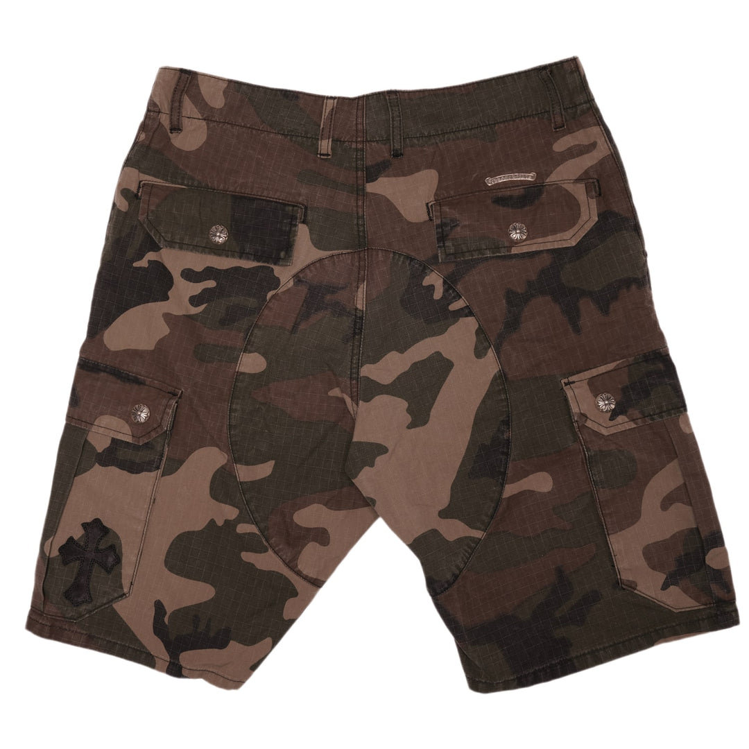 CHROME HEARTS 'CAMO' CARGO SHORTS