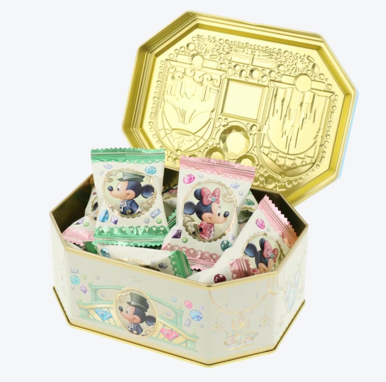 Mickey & Minnie Chocolate (White & Milk, Strawberry Flavor & Sweet), Sweets, Souvenirs, Souvenirs, Souvenirs, Commemorative Goods, Present
