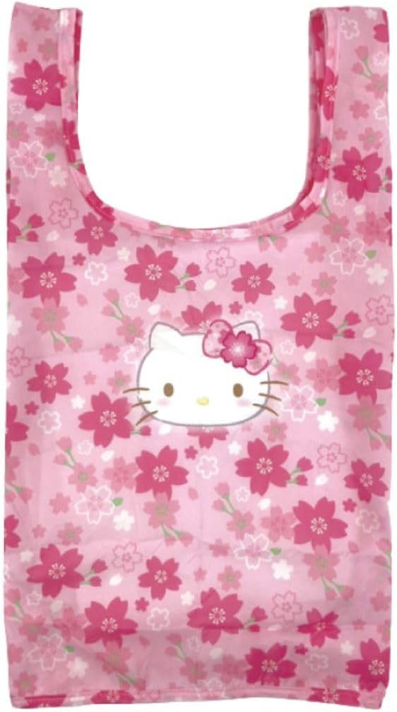 Nakajima Corporation 193599-24 Hello Kitty Plush Eco Bag Cherry Blossom Kimono