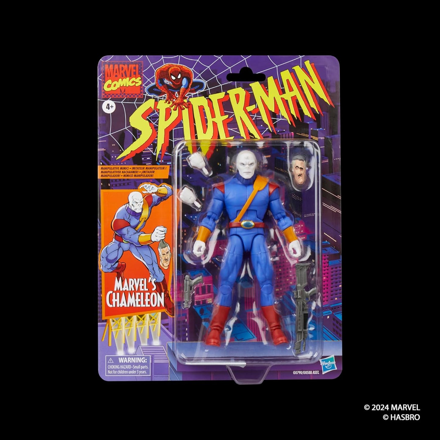 Hasbro Marvel Comics Chameleon Retro Comics Collectible 6" Action Figure G0790 Authentic
