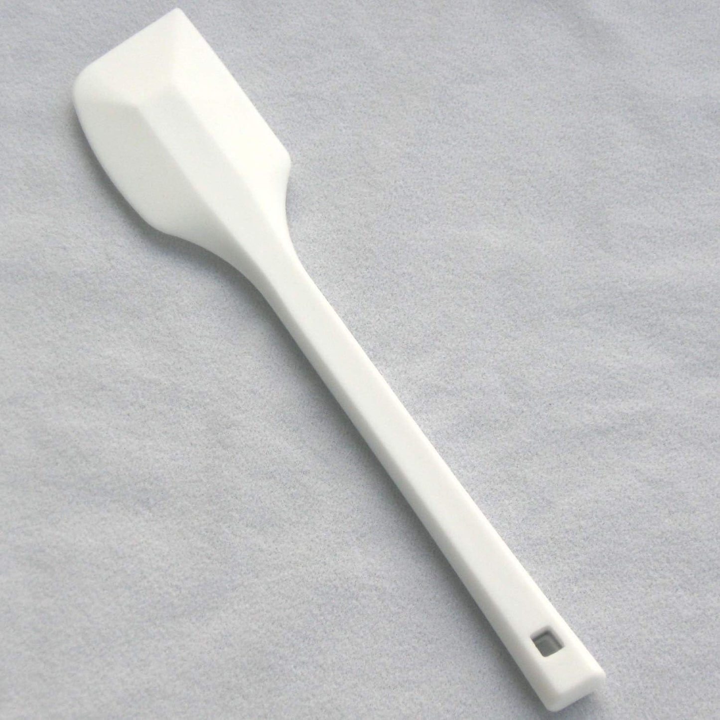 Nagao Tsubamesanjo Silicone Heat Resistant Rubber Spatula, Large, Small, Set of 2, White, One-Piece Mold, Cooking, Confectionery, Made in Japan
