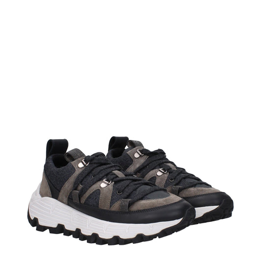 Brunello CucinelliスニーカーVibram Woman Fabric Grey - Image 2