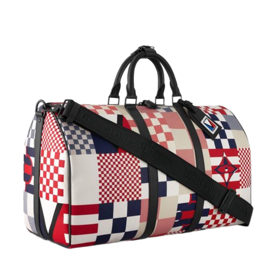 LOUIS VUITTON KEEPALL 50 BANDOULIERE 'AMERICA'S CUP' DUFFLE BAG