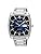 Seiko SNKP23 Men's Wristwatch, Recraft Series, Automatic, blue, Bracelet Type