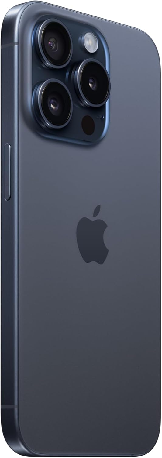 [Refurbished] Apple iPhone 15 Pro 256GB Blue Titanium SIM Free 5G Compatible (Refurbished)