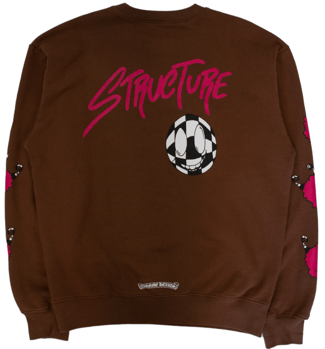 CHROME HEARTS MATTY BOY 'STRUCTURE' CREWNECK