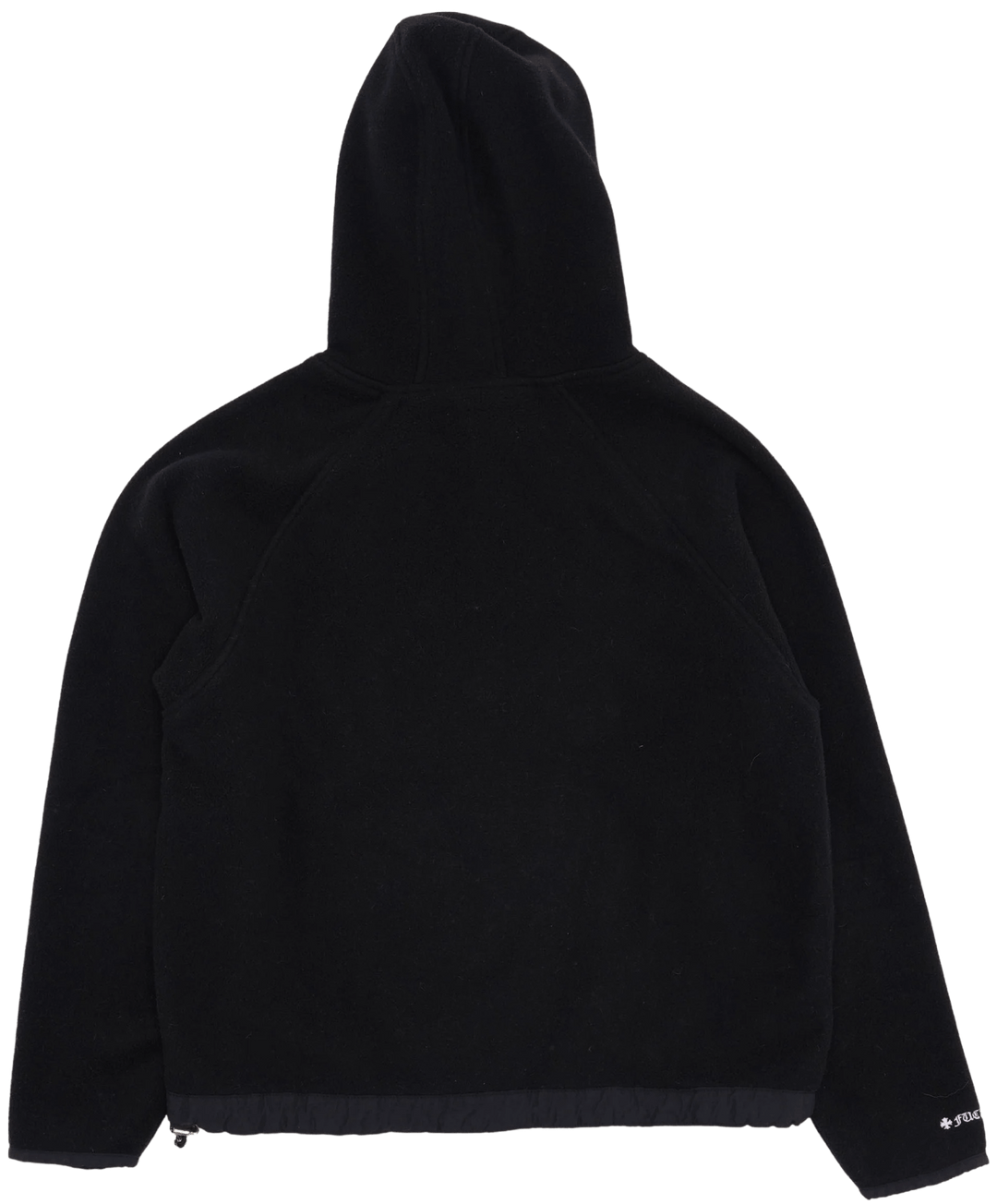 CHROME HEARTS 'HORSE FLEECE' BLACK HOODIE