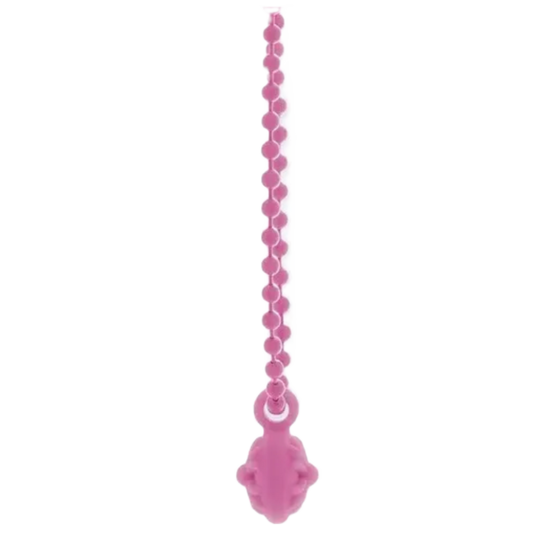 CHROME HEARTS 'PINK' SILICONE CROSSBALL CHARM