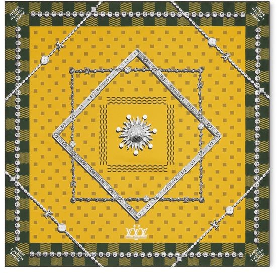 LOUIS VUITTON Damier Jewelry Silk Square - Image 2