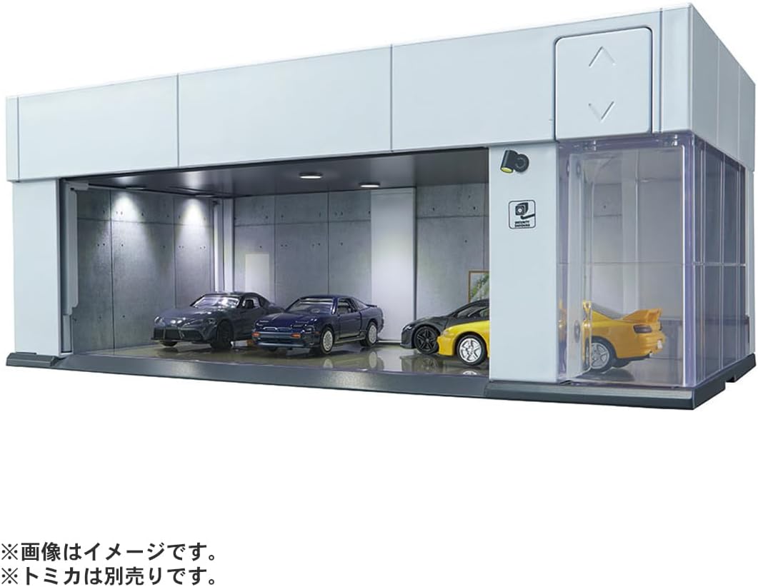 Takara Tomy Tomica Garage Silver White Standard Edition Mini Car Toy for Ages 6 and Up